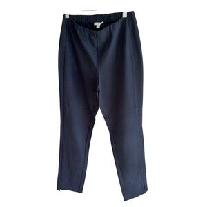 L.L. Bean Womens Ponte Slim Leg Pants XS Black 86m